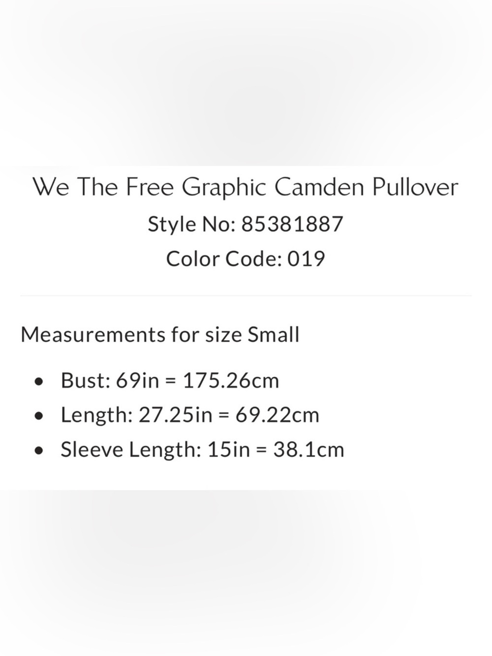 NEW Free People S We the Free Graphic Camden Pullover Mallard Combo Sweatshirt - Picture 8 of 9